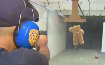 This Gun Range Has the Right Idea for Valentine’s Day: Shooting the Stuffing Out of a Teddy Bear