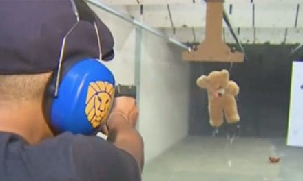 This Gun Range Has the Right Idea for Valentine’s Day: Shooting the Stuffing Out of a Teddy Bear