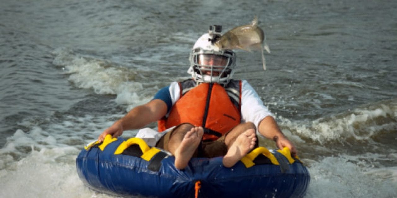 Watch: Guy Takes a Leaping Asian Carp to the Head in Super-Slow Motion