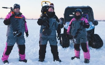 Women Ice Angler Project on Lake Superior’s Chequamegon Bay