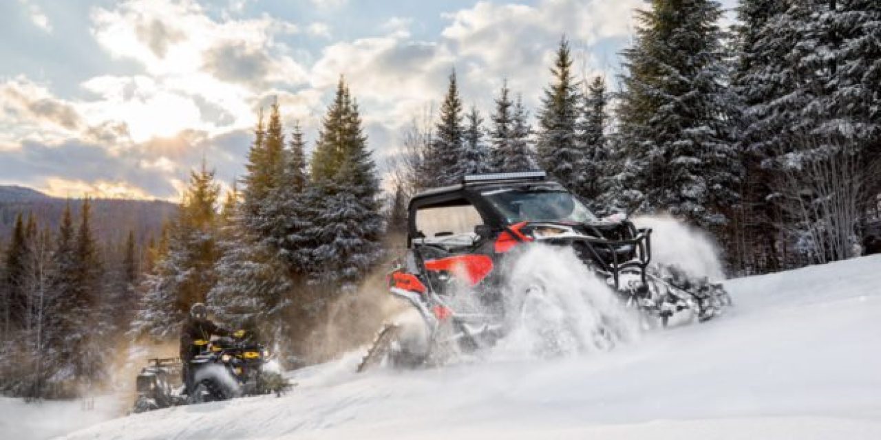 Can-Am’s New Track System Absolutely Dominates the Snow