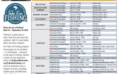 Family Fishing Events, 2019