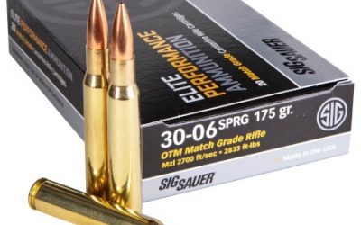 SIG SAUER Introduces 30-06 Springfield Elite Match Ammunition