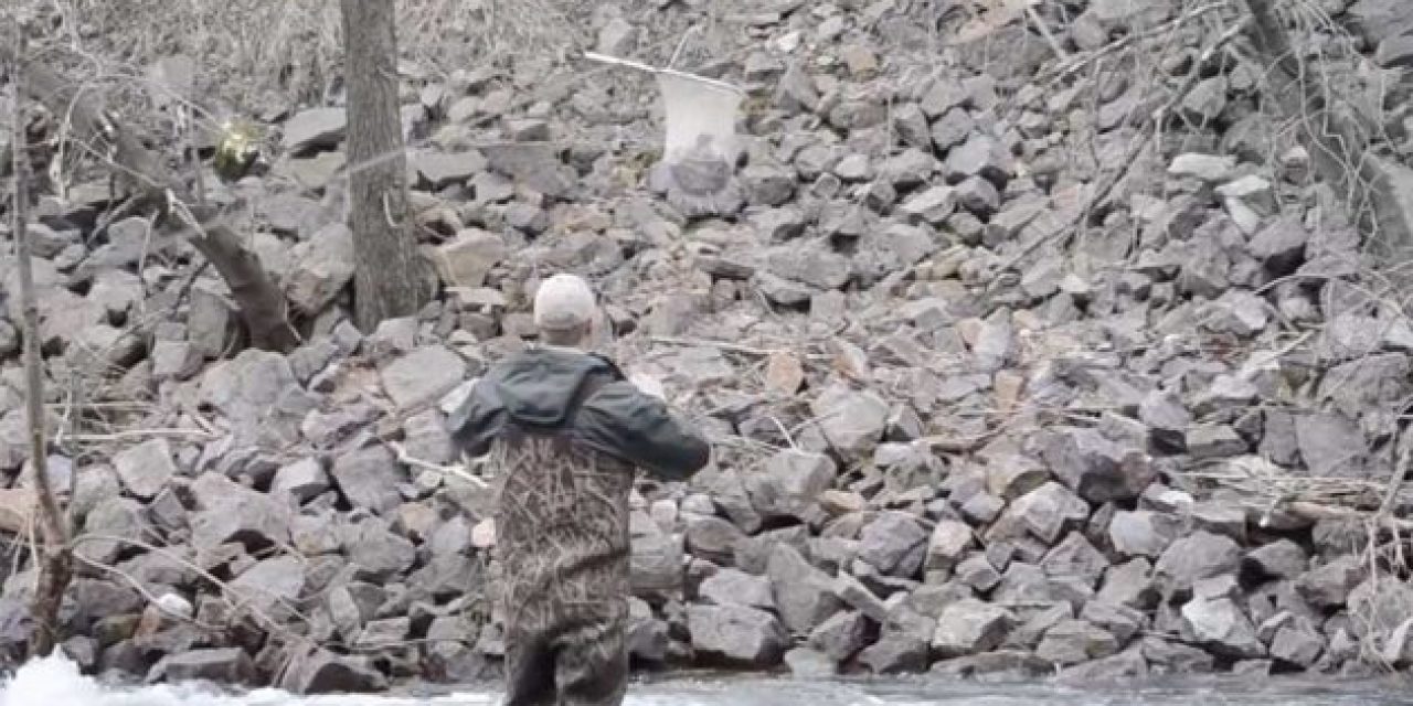 The Minnesota DNR Used a “Trout Zipline” to Stock a Creek