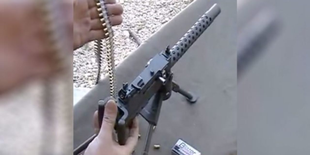 This Belt-Fed .22 LR Machine Gun Will Make Your Trigger Finger Twitch