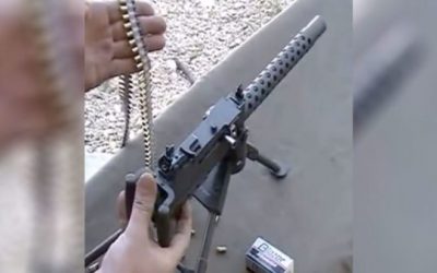 This Belt-Fed .22 LR Machine Gun Will Make Your Trigger Finger Twitch