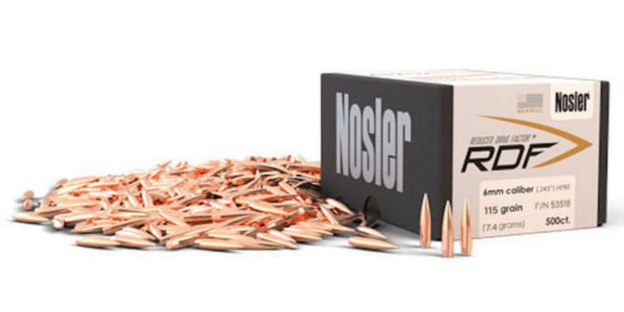 Nosler Introduces 115-Grain 6mm Reduced Drag Factor Bullet
