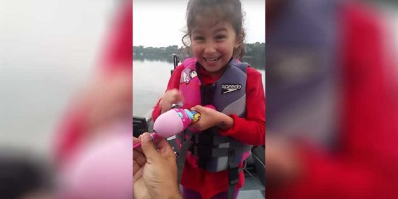 ‘OMIGOSH’ Avery Just Landed a Huge Bass on a Barbie Pole and We’re Here for It