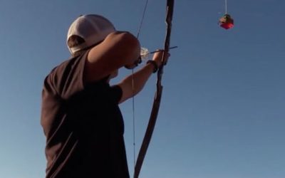 This Guy Can Shoot Anything With a Bow, Including a Falling Drop of Water