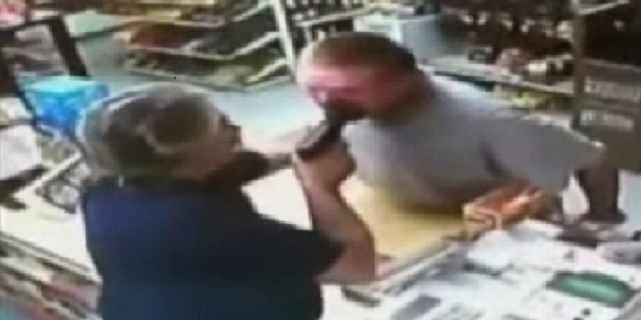Veteran Grocery Store Clerk Pulls Gun on Robber