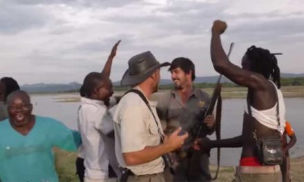 Watch These Villagers React When a Hunter Shoots a Man-Eating Croc in the Brain