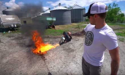Can You Really Cook an Egg With a Flamethrower?