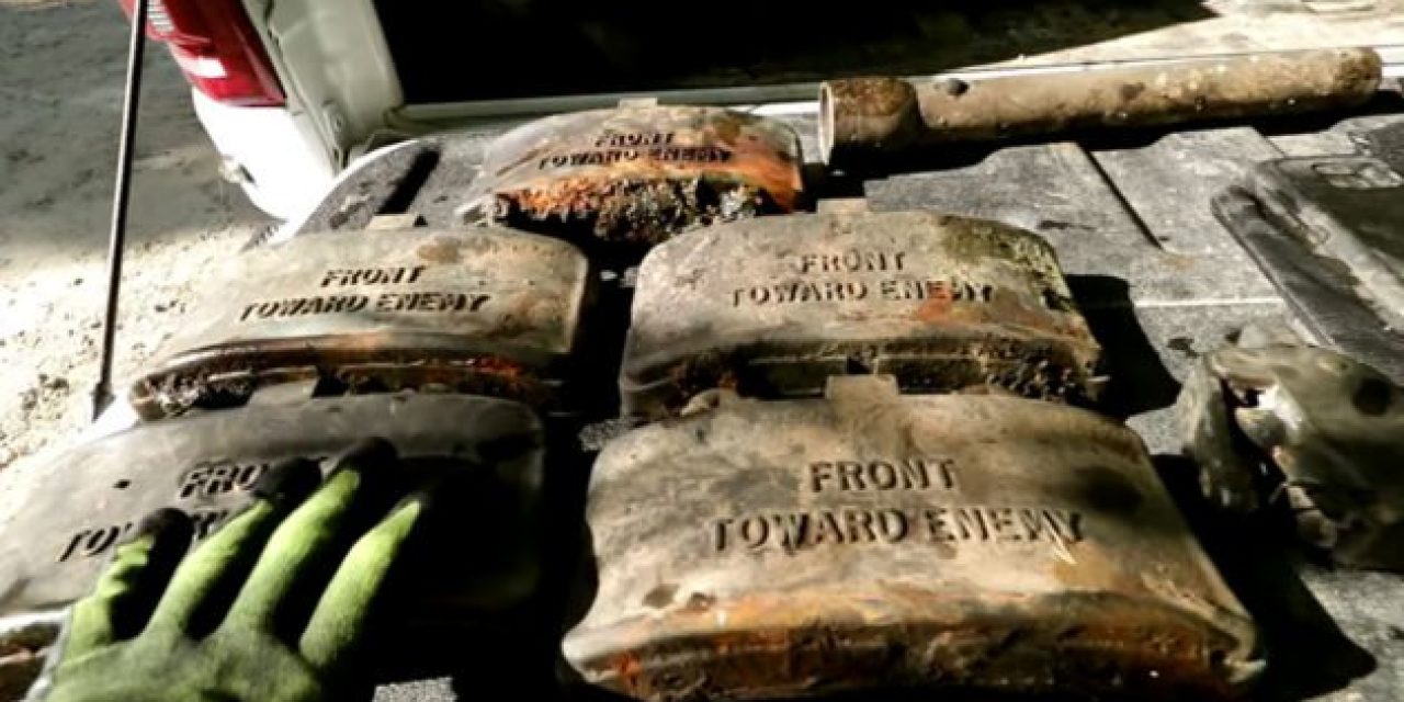 Claymores and Detonator Found in Underwater Treasure Hunt