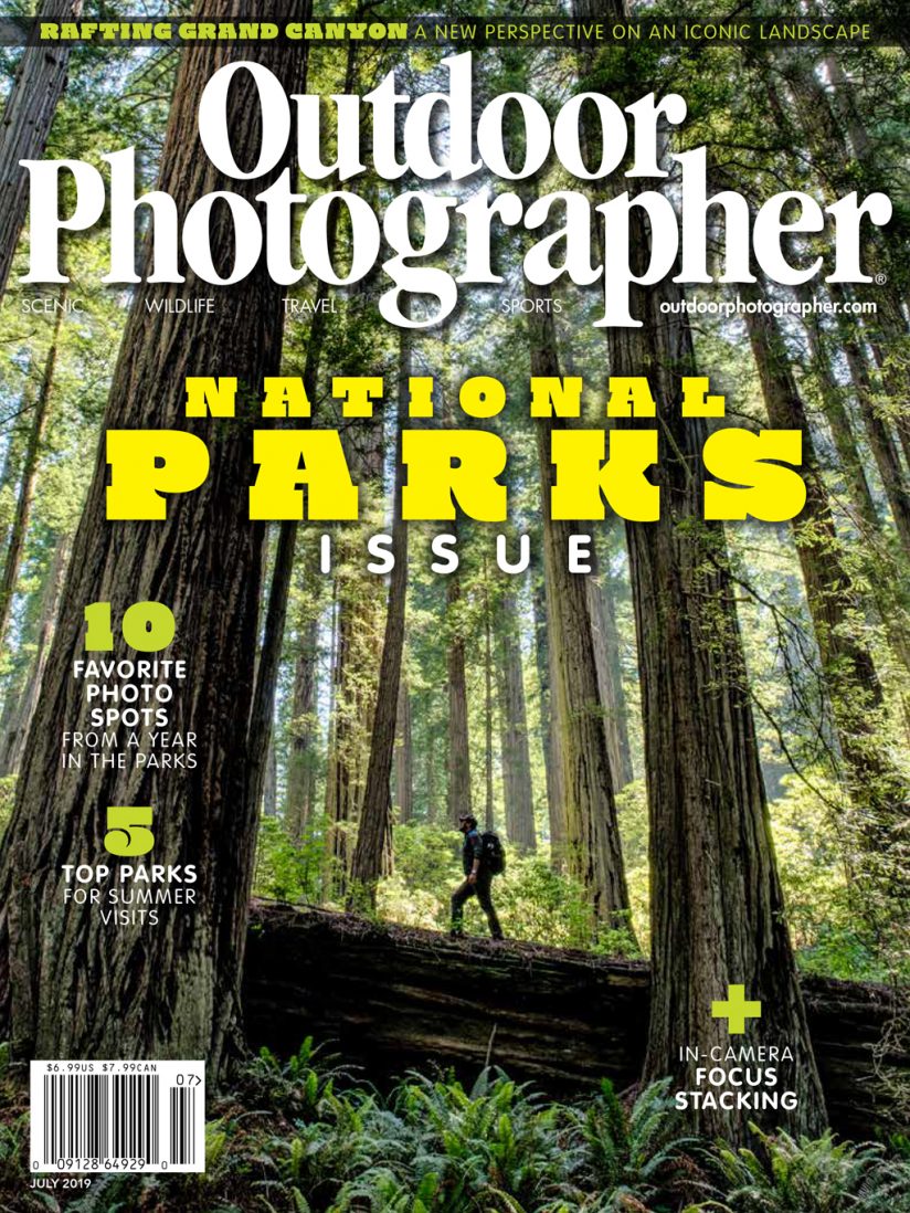 outdoor photographer cover july 2019 photo by jonathan irish