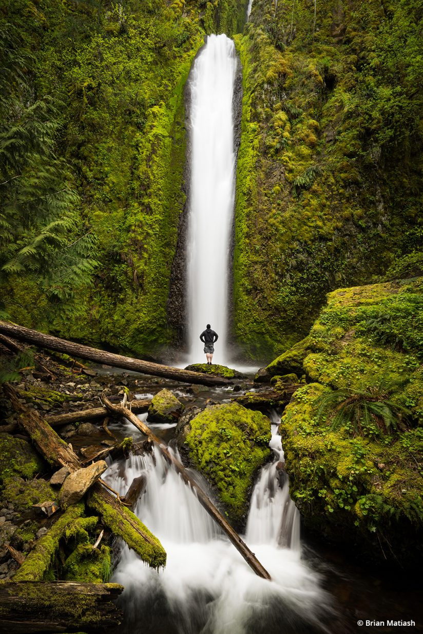 scale in nature photography, image with a reference point