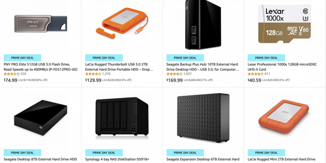 Amazon Prime Day:	Get More Storage