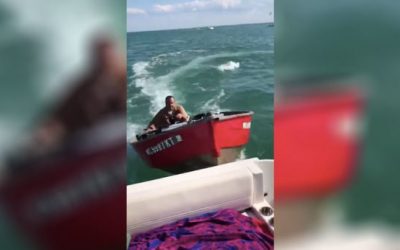 Angry Boater on Lake St. Clair Goes Over the Line, Crashes Into Yacht