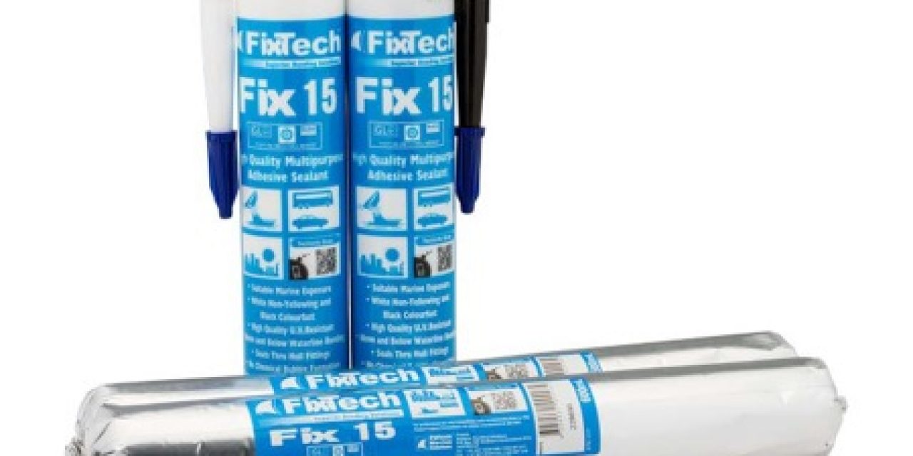 FixTech Fix15 Bonds Underwater and is Paintable