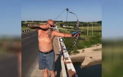 You’ve Never Seen This Long of a Bowfishing Shot Before