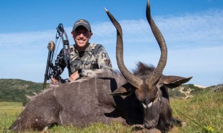 Justin Rackley Drops Nyala Bull With Bow in South Africa