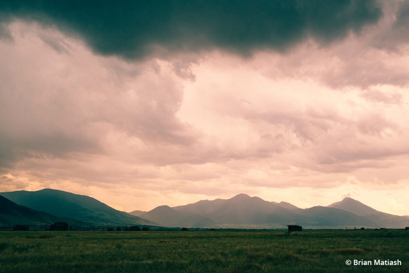 an example of a landscape photo with split toning applied