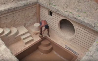 Watch This Guy Create an Amazing Underground Home with a Swimming Pool