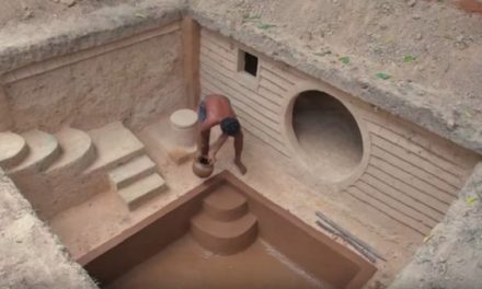 Watch This Guy Create an Amazing Underground Home with a Swimming Pool