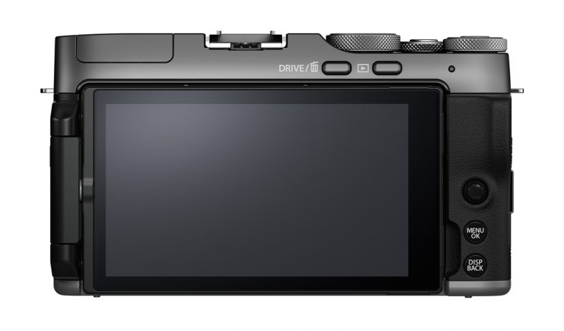 Fujifilm X-A7 back view