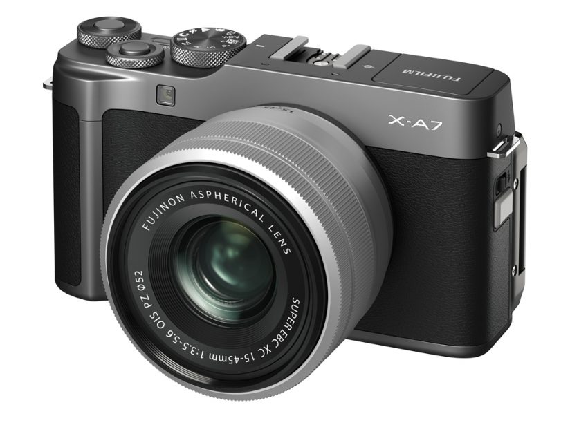 Fujifilm X-A7 front view