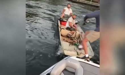 University Fishing Team Pair Gets Their Boat Rammed on Fort Cobb Lake