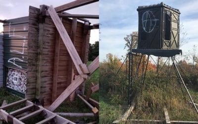 Anti-Hunters Are Vandalizing Deer Stands in Wisconsin