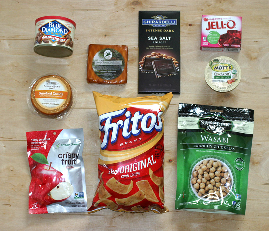 Grocery Backpacking Snacks Toppings
