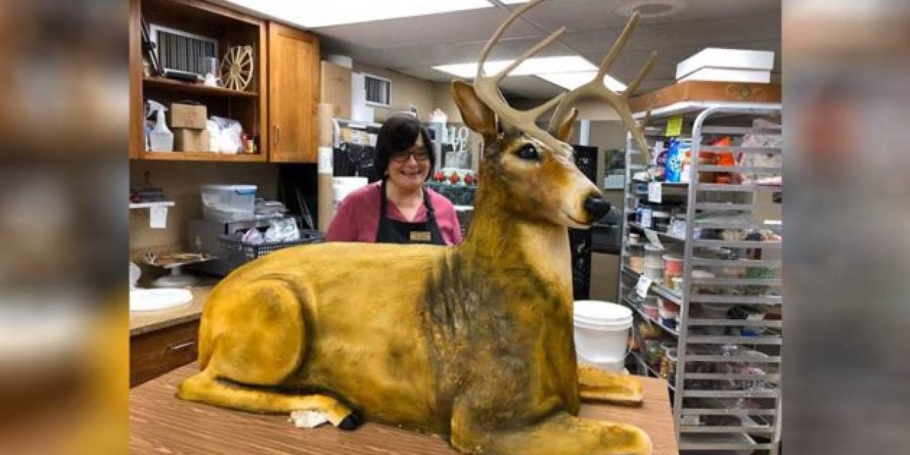 Incredible Lifelike Deer Cake Created for Pennsylvania Wedding, Instantly Goes Viral