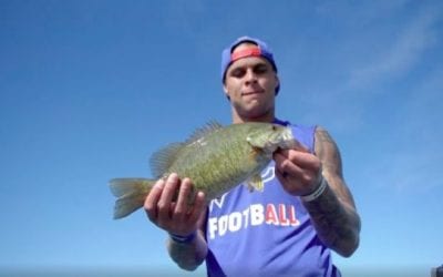 NFL DB Jordan Poyer Makes Catching Lake Erie Smallmouth Look Easy
