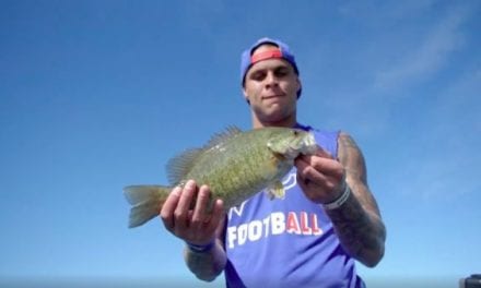 NFL DB Jordan Poyer Makes Catching Lake Erie Smallmouth Look Easy