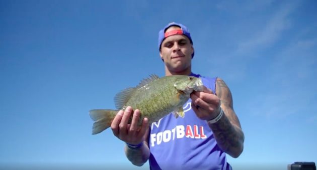 NFL DB Jordan Poyer Makes Catching Lake Erie Smallmouth Look Easy