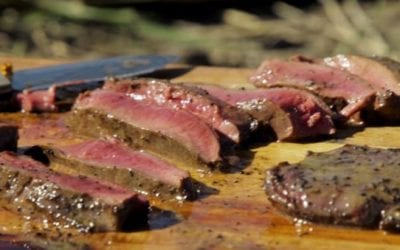 Seared Venison Heart with Whiskey Butter Recipe