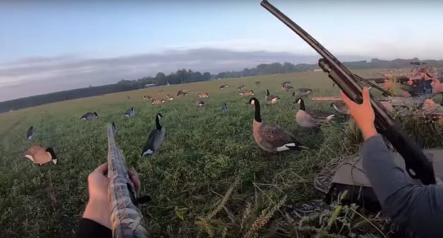 Watch These Guys Get a 7-Man Limit of Geese in Wisconsin