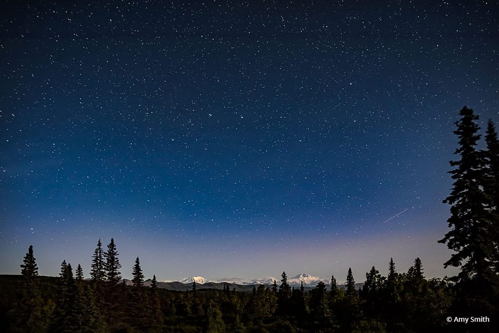 Today’s Photo Of The Day is “Denali in the Moonlight” by Amy Smith. Location: Denali National Park, Alaska.