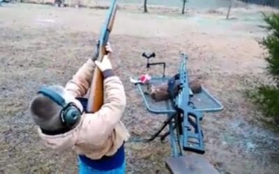 Young Shooter Feels the Kick of a 12-Gauge But Isn’t Fazed