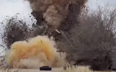 164 Pounds of Tannerite Explodes in Full Display of Destructive Power