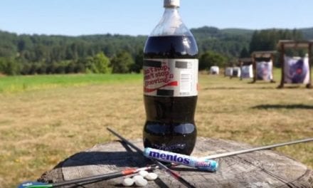 Cam Hanes, Diet Coke, and Mentos Make for a Pretty Sweet Trick Shot