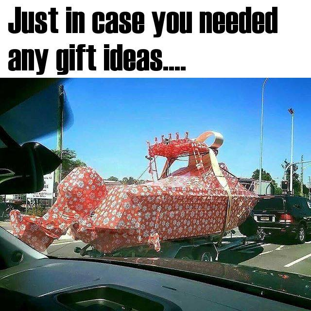 GiftWrappedBoat