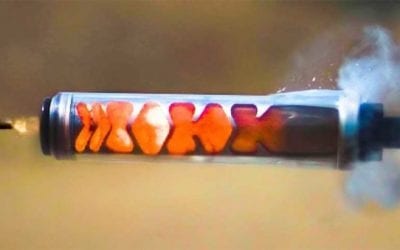 See-Through Suppressor Shots in Extreme Slow Motion