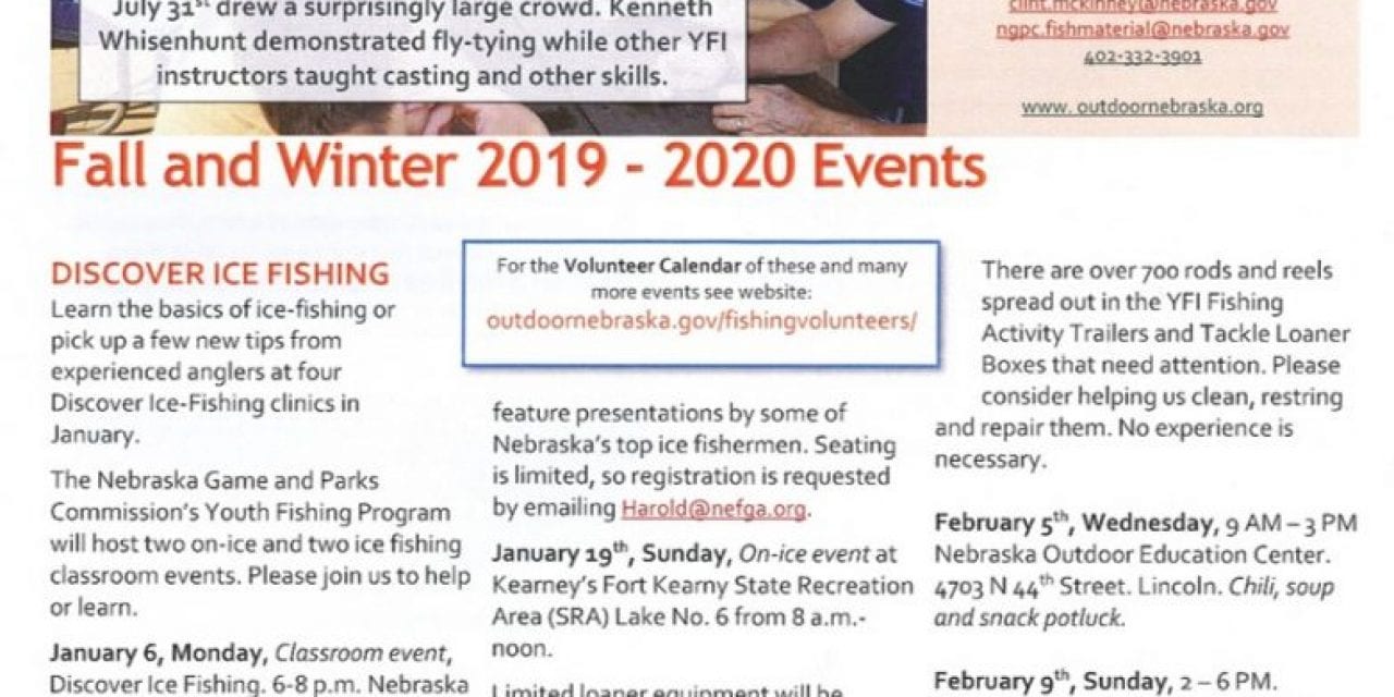 Youth Fishing Instructor Newsletter, Fall 2019