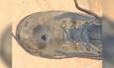 Man Thought Steel-Toed Boots Would Stop a .45-Caliber Bullet