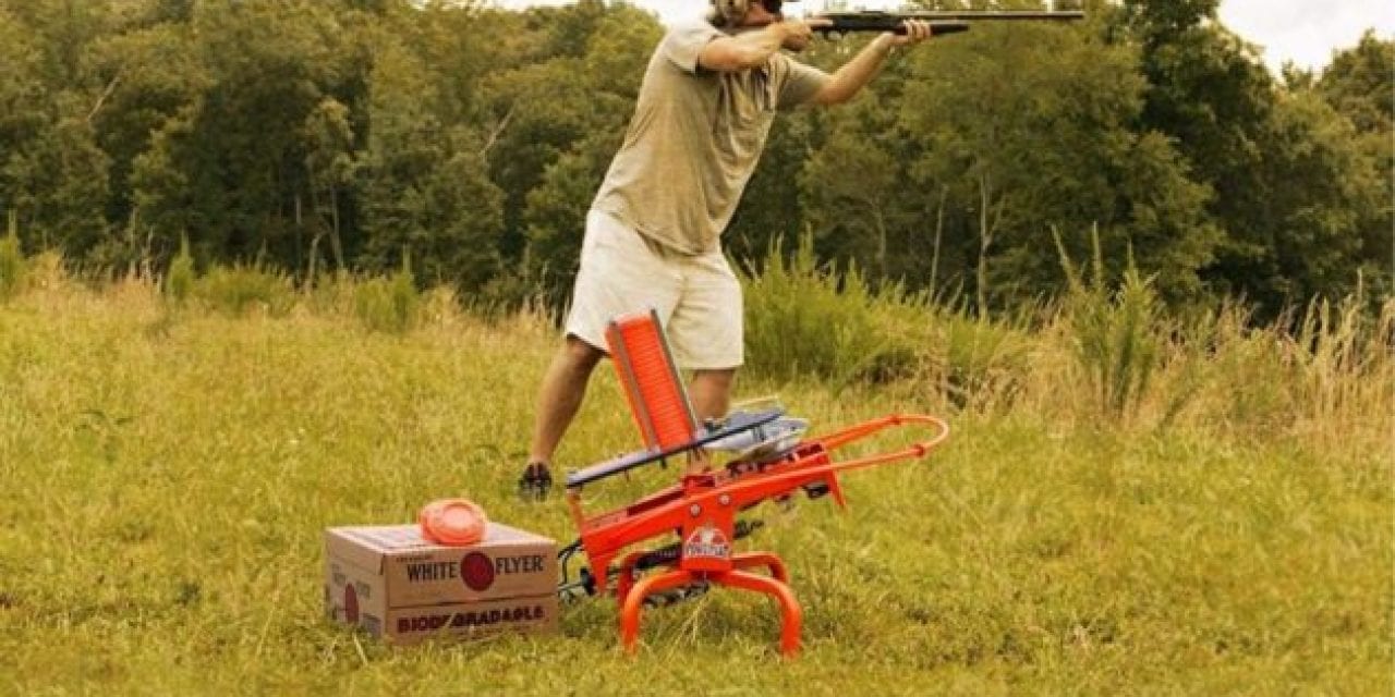 The Do-All Outdoors Clay Pigeon Launcher is Perfect for Wingshooting Practice