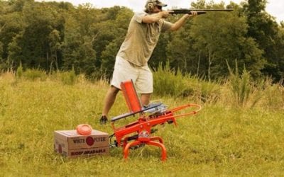 The Do-All Outdoors Clay Pigeon Launcher is Perfect for Wingshooting Practice