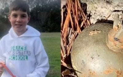 9-Year-Old Pulls Up Live Hand Grenade While Magnet Fishing in North Carolina