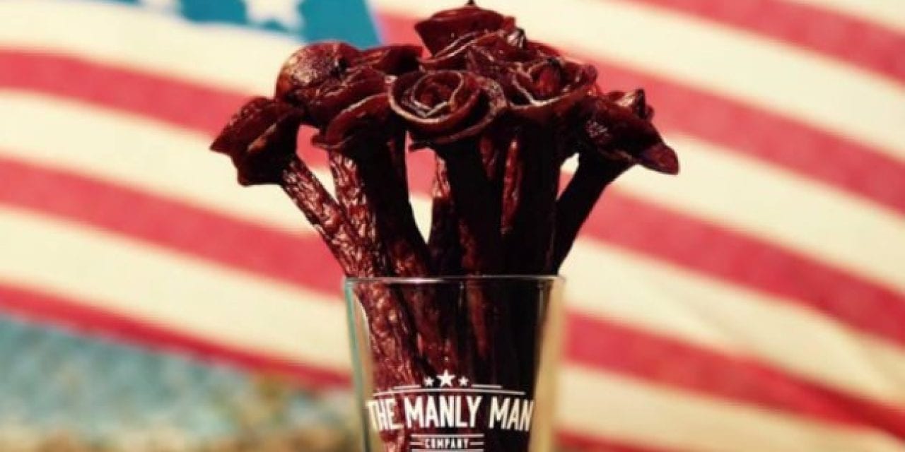 Beef Jerky Flowers: A Valentine’s Gift Any Guy Will Appreciate